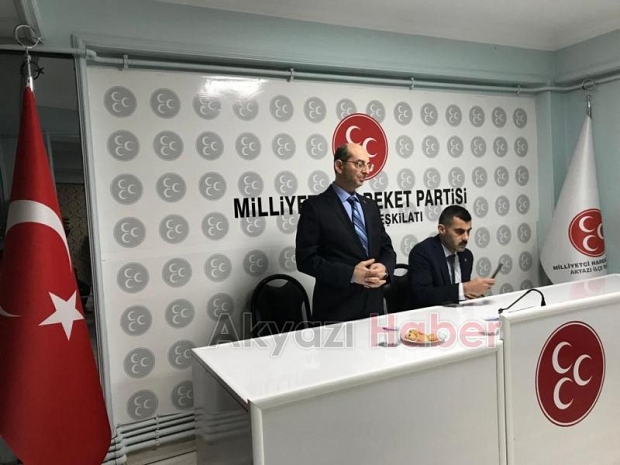 Abdullah Taha Yıldırım’dan MHP Akyazı İlçe Başkanlığı’na ziyaret